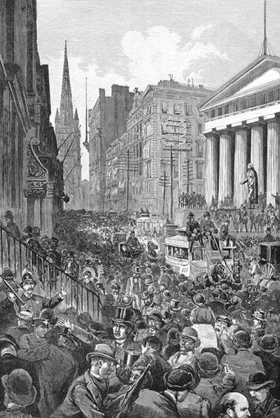 Wall Street circ. 1880