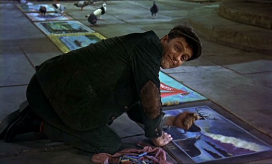 DICK VAN DYKE as Bert the pavement artist