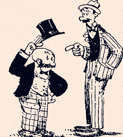 Mutt and Jeff created by Bud Fisher 1907